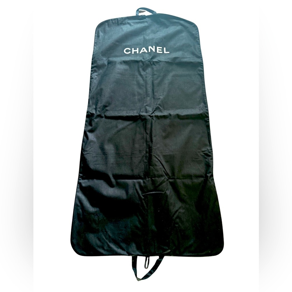 CHANEL: Garment Bag (Thick canvas) Sz: 23” W x 50” L